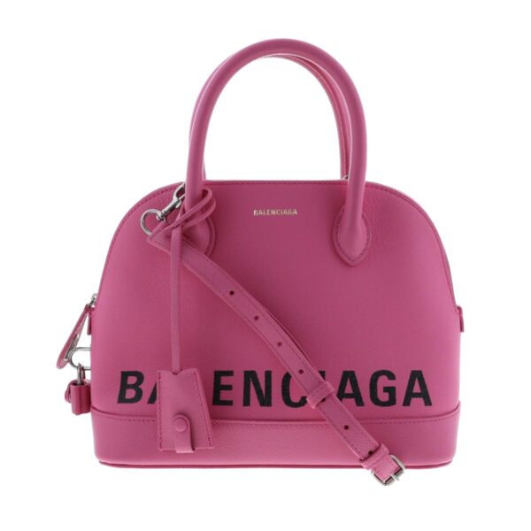 1240002018036 1 Balenciaga Ville Top Handle S 2way Bag Pink