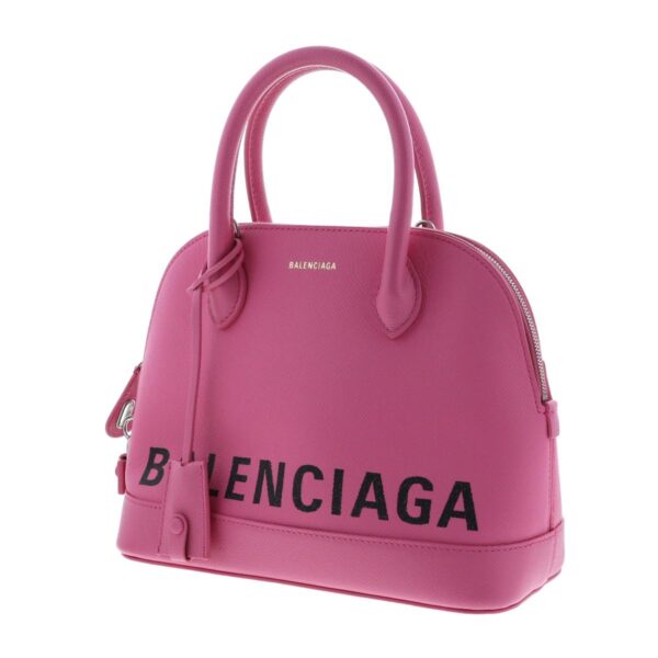 1240002018036 2 Balenciaga Ville Top Handle S 2way Bag Pink