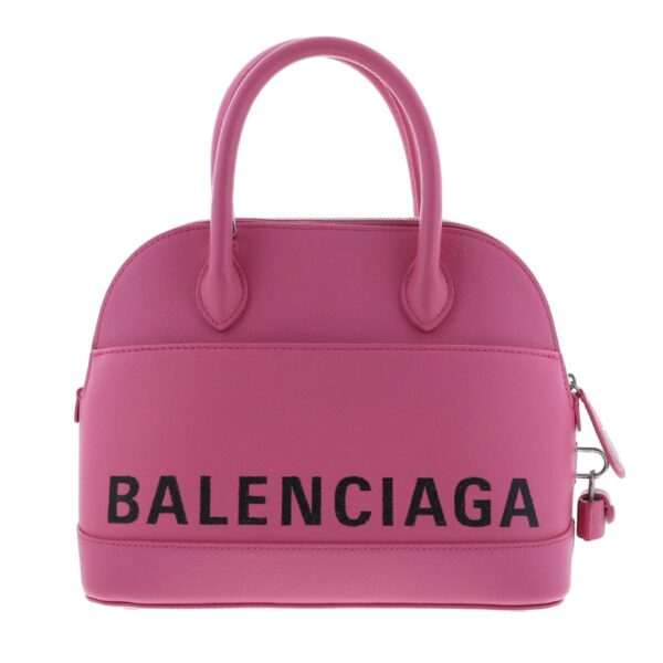 1240002018036 4 Balenciaga Ville Top Handle S 2way Bag Pink