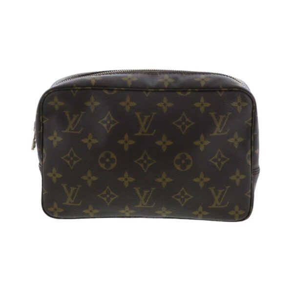 1240002018112 1 Louis Vuitton True Toilette Bag Pouch Clutch Monogram Brown