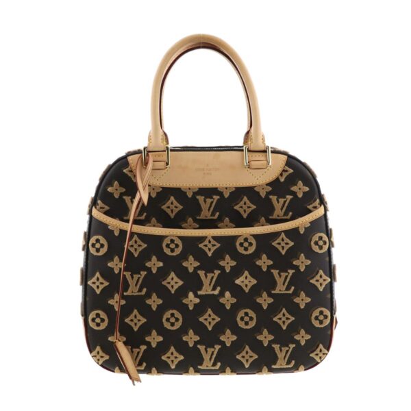 1240002018221 1 Louis Vuitton Douville Cube Bag Handbag Monogram Taftage