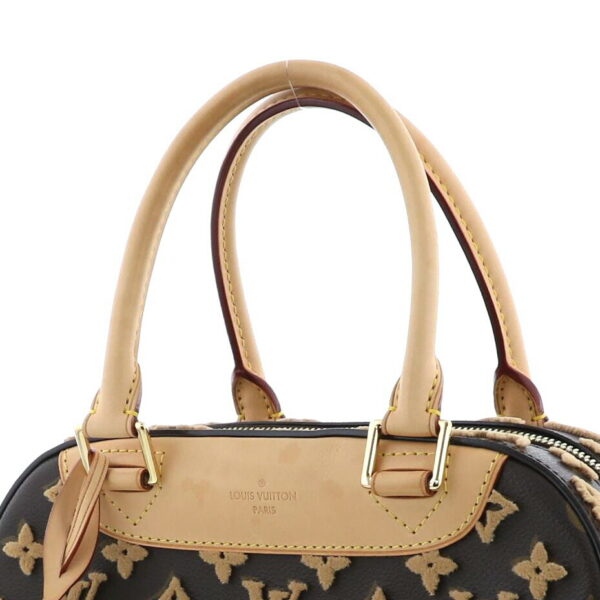 1240002018221 3 Louis Vuitton Douville Cube Bag Handbag Monogram Taftage