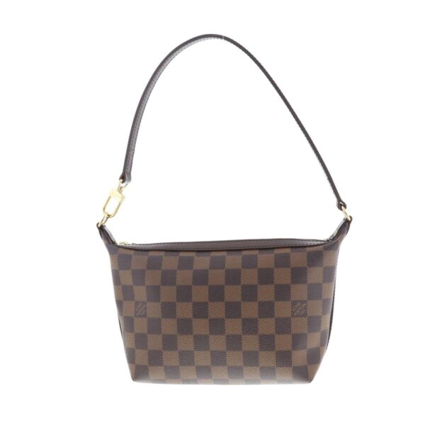 1240002018588 1 Louis Vuitton PM Bag Pouch Clutch Damier Ebene