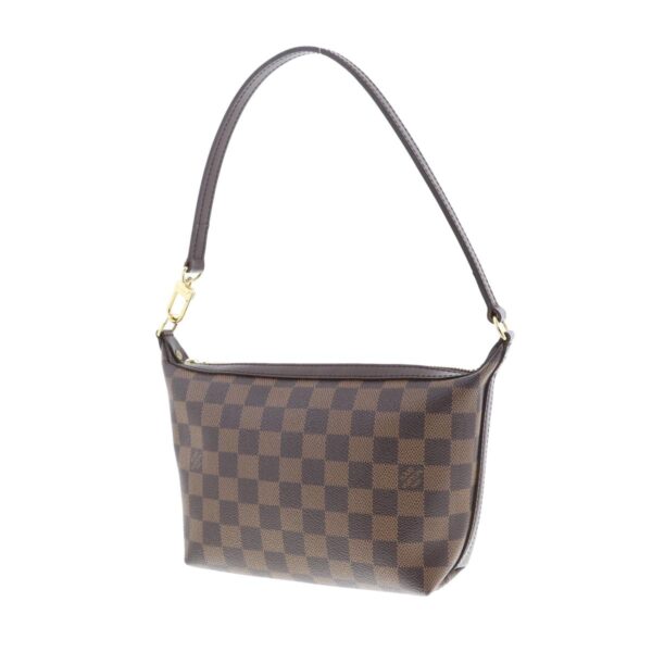 1240002018588 2 Louis Vuitton PM Bag Pouch Clutch Damier Ebene