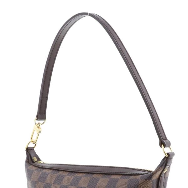 1240002018588 3 Louis Vuitton PM Bag Pouch Clutch Damier Ebene