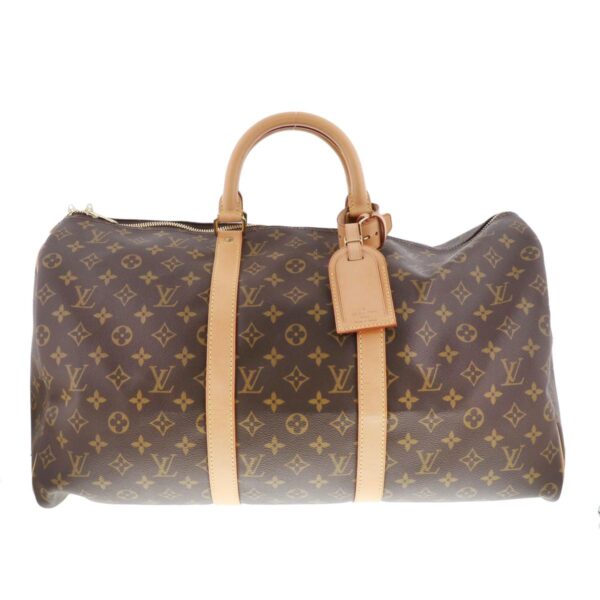 1240002018693 1 Louis Vuitton Keepall 50 Bag Bag Monogram Brown