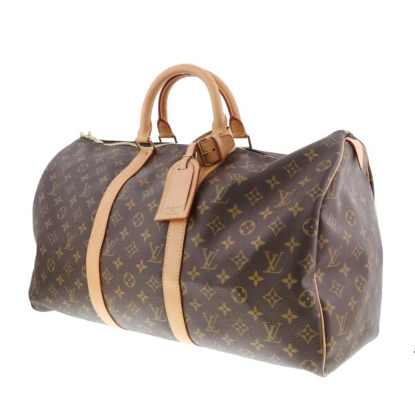 1240002018693 2 Louis Vuitton Keepall 50 Bag Bag Monogram Brown