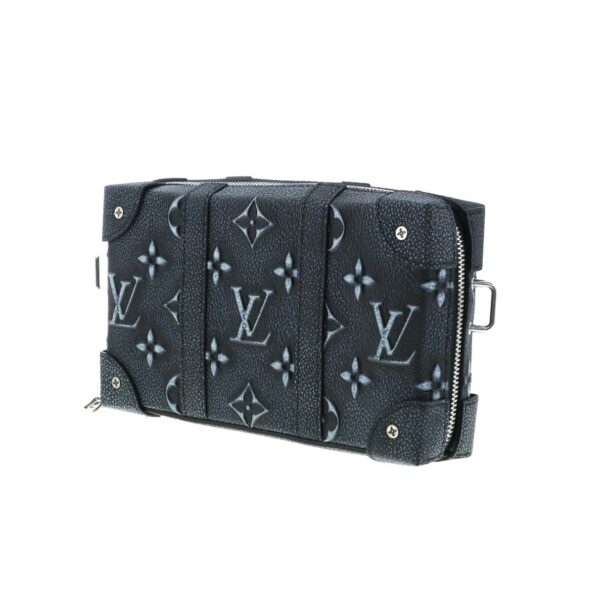 1240002018835 2 Louis Vuitton Soft Trunk Wallet Bag Shoulder Messenger Bag Black