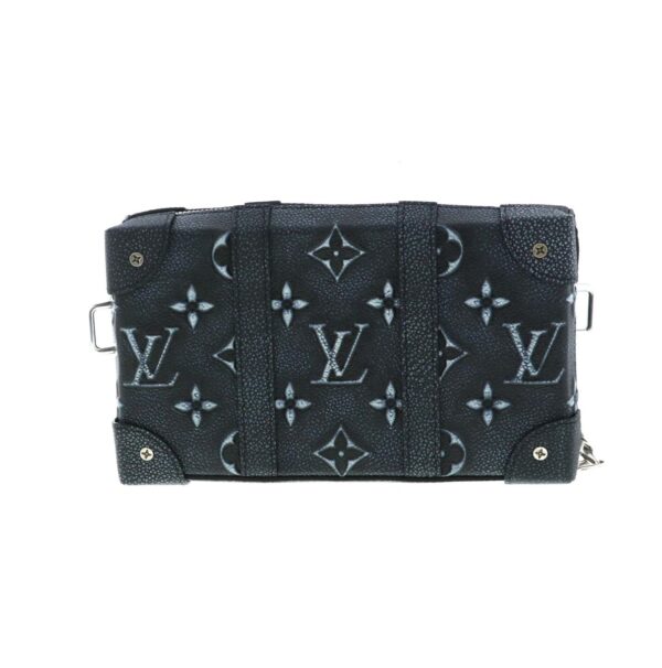 1240002018835 3 Louis Vuitton Soft Trunk Wallet Bag Shoulder Messenger Bag Black