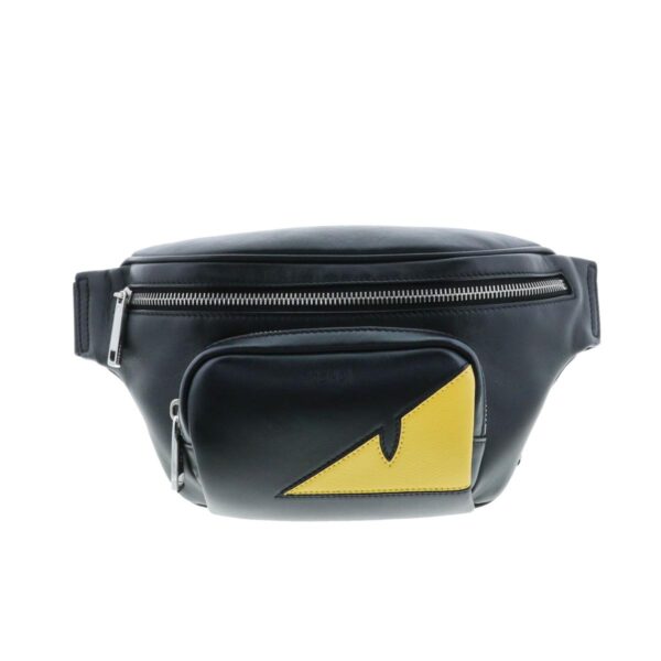 1240002018984 1 Fendi Monster Eye Waist Bag Black