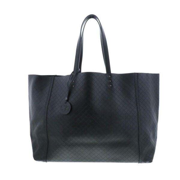 1240002018996 1 Bottega Veneta Intrecciato Tote Bag Black