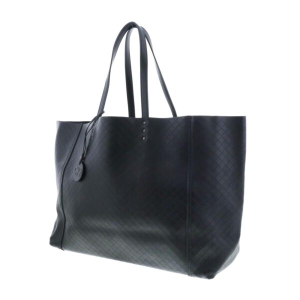 1240002018996 2 Bottega Veneta Intrecciato Tote Bag Black