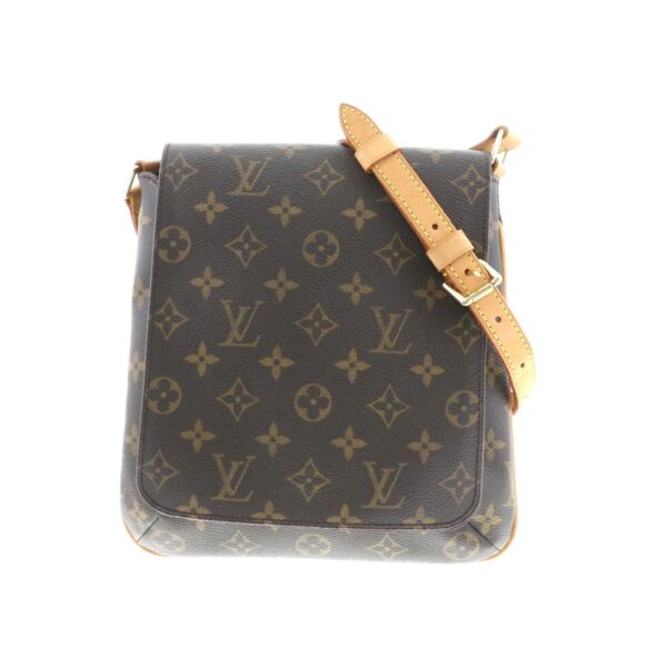 1240002019119 1 Louis Vuitton Musette Salsa Long Bag Shoulder Messenger Bag Monogram Brown