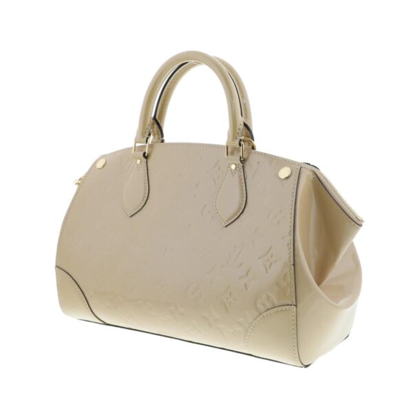 1240002019145 2 Louis Vuitton Santa Monica Handbag Vernis Beige