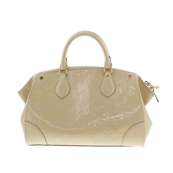 1240002019145 4 Louis Vuitton Santa Monica Handbag Vernis Beige