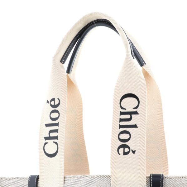 1240002019146 3 Chloe Woody Medium Tote Bag Ivory