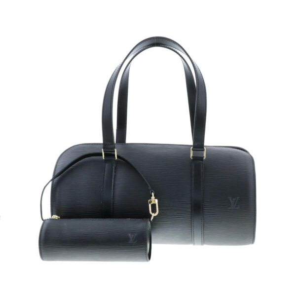 1240002019151 1 Louis Vuitton Soufflot Bag Handbag Epi Black