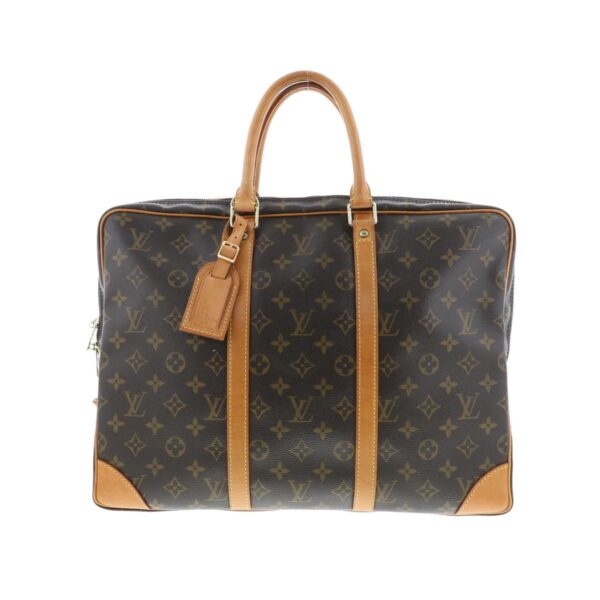 1240002019199 1 Louis Vuitton Port de Cuman Voyage Briefcase Monogram Brown