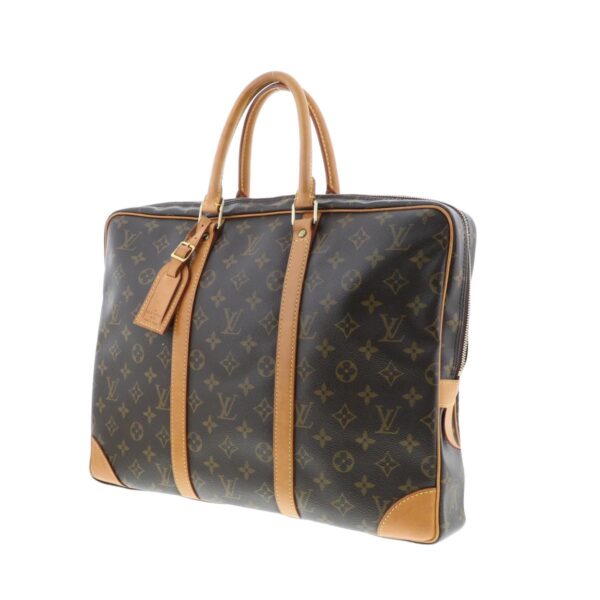 1240002019199 5 Louis Vuitton Port de Cuman Voyage Briefcase Monogram Brown