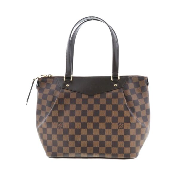 1240002019268 1 Louis Vuitton Westminster PM Shoulder Bag Damier Ebene Brown