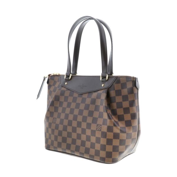 1240002019268 2 Louis Vuitton Westminster PM Shoulder Bag Damier Ebene Brown