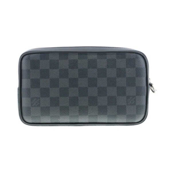 1240002019313 3 Louis Vuitton Alpha Clutch Damier Graphite Black