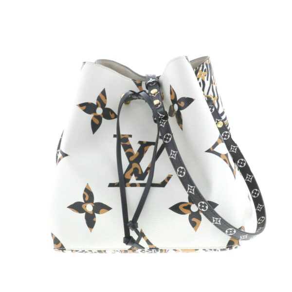 1240002019399 1 Louis Vuitton Neonoe Shoulder Bag Multicolor White