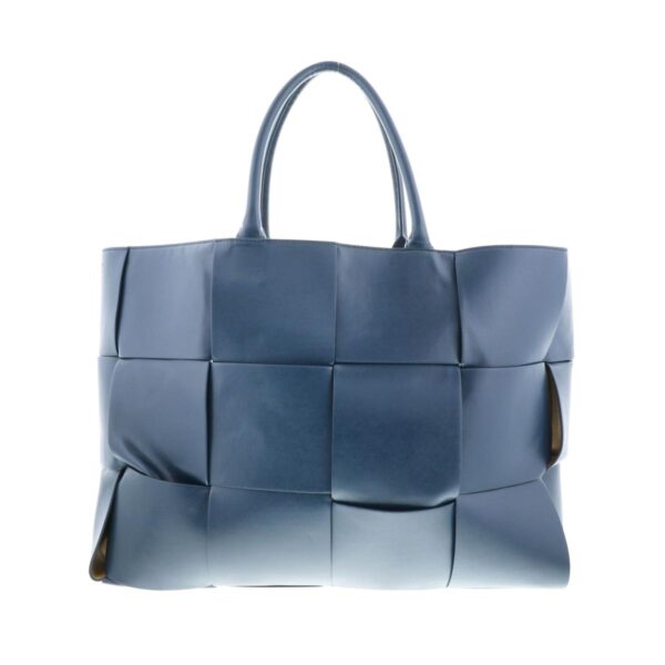 1240002019558 1 Bottega Veneta Large Alco Tote Bag Navy