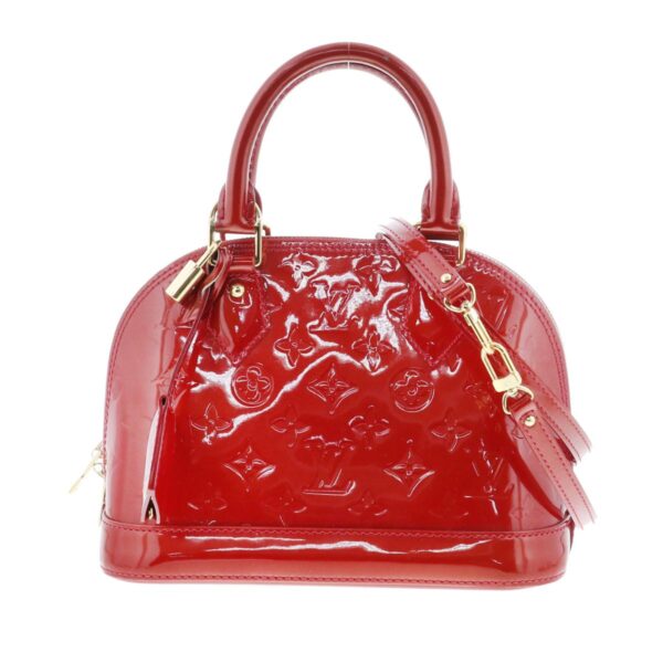 1240002019756 1 Louis Vuitton Alma BB Handbag Vernis Pom dAmour