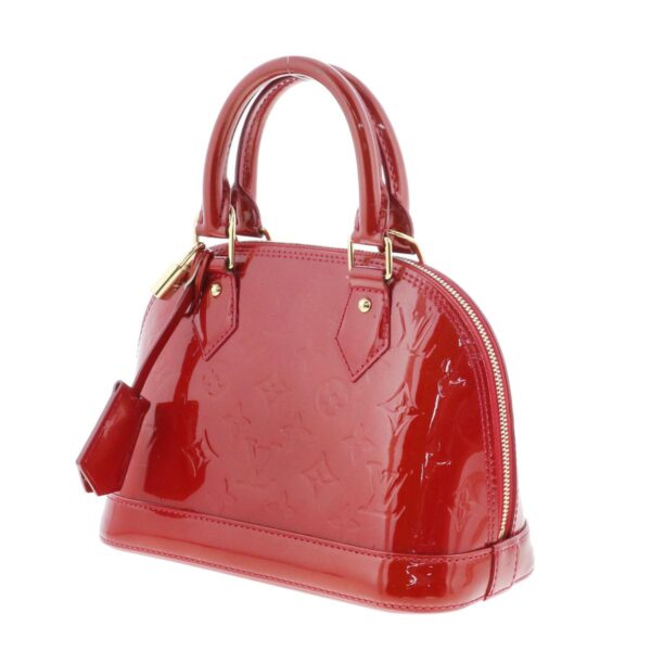 1240002019756 2 Louis Vuitton Alma BB Handbag Vernis Pom dAmour