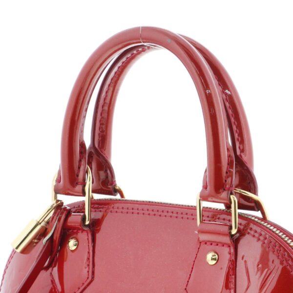 1240002019756 3 Louis Vuitton Alma BB Handbag Vernis Pom dAmour