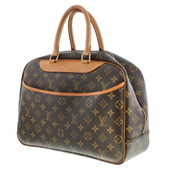 1240002019875 2 Louis Vuitton Bowling Vanity Douville Handbag Monogram Brown