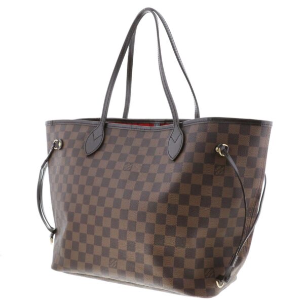 1240002020103 2 Louis Vuitton Neverfull MM Tote Bag Damier Ebene Brown