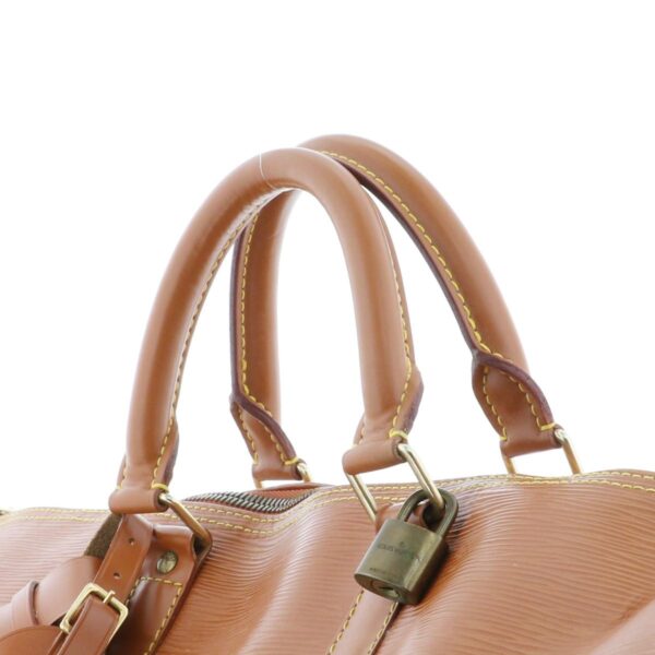 1240002020337 3 Louis Vuitton Keepall 55 Bag Epi Brown