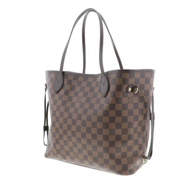 1240002020341 2 Louis Vuitton Neverfull MM Tote Bag Damier Ebene Brown