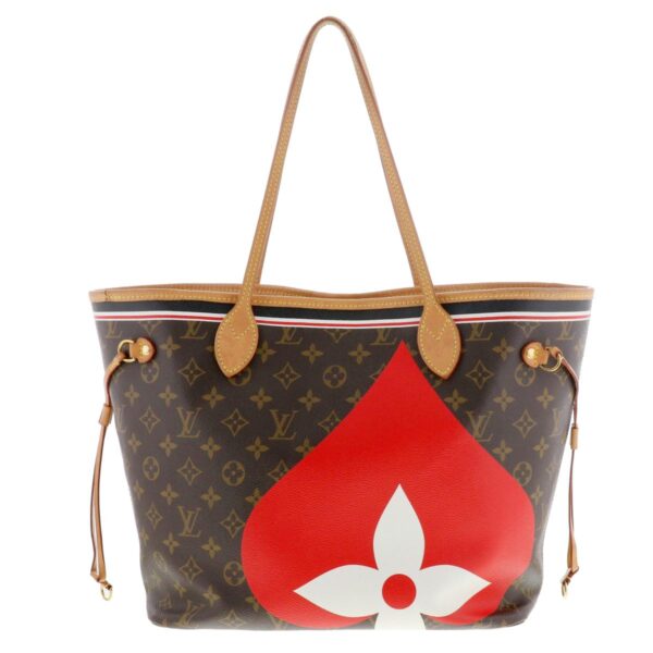 1240002020452 5 Louis Vuitton Neverfull MM Tote Bag Monogram Game On Brown