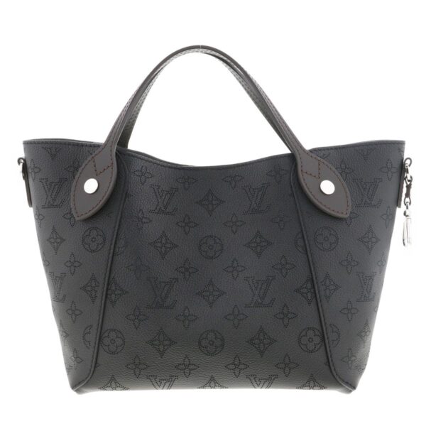 1240002020490 4 Louis Vuitton Hina PM Handbag Mahina Leather Noir