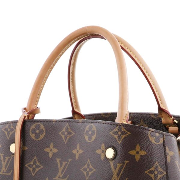 1240002020652 3 Louis Vuitton Montaigne MM Handbag Monogram Brown