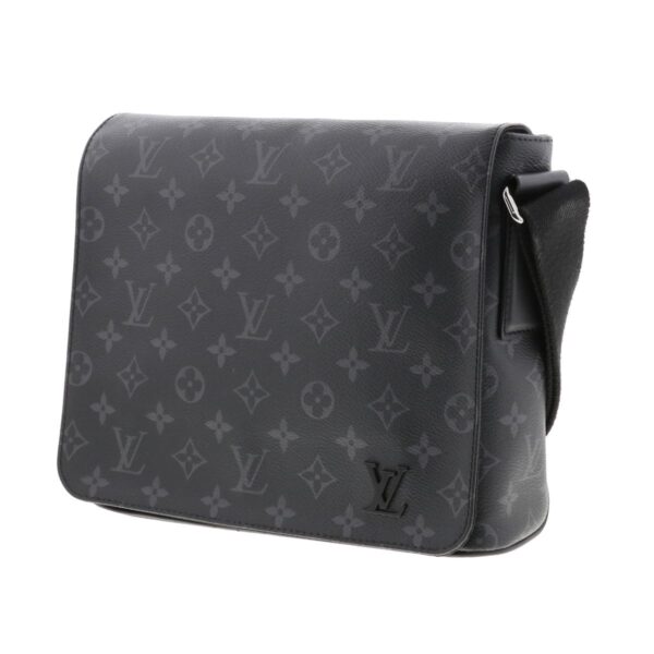 1240002020708 2 Louis Vuitton District PM NM Shoulder Bag Monogram Eclipse Black