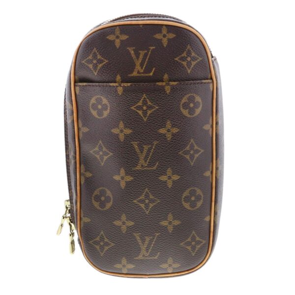 1240002020776 1 Louis Vuitton Pochette Gunge Waist Bag Monogram Brown