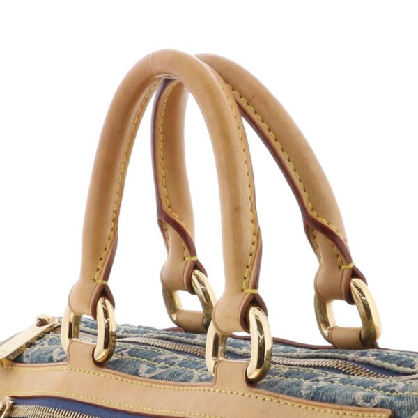 1240002020823 3 Louis Vuitton Neo Speedy Handbag Monogram Denim Blue