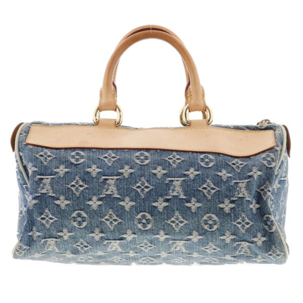 1240002020823 4 Louis Vuitton Neo Speedy Handbag Monogram Denim Blue