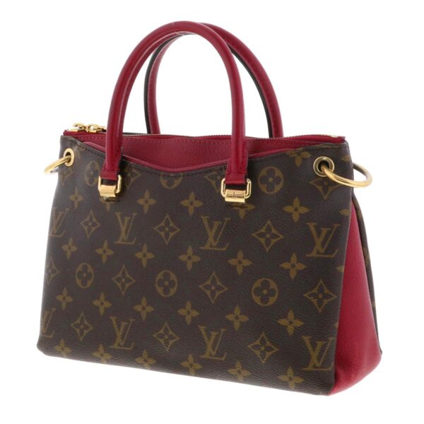 1240002020844 2 Louis Vuitton Pallas BB Handbag Monogram Brown