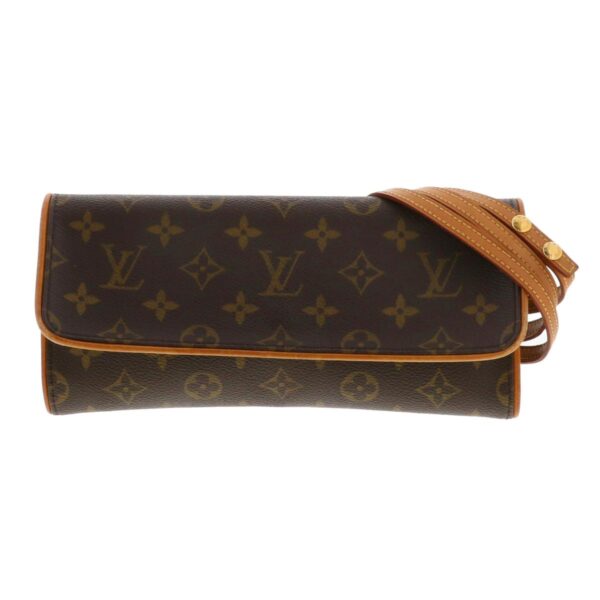 1240002021275 1 Louis Vuitton Pochette Twin GM Pouch Monogram Brown