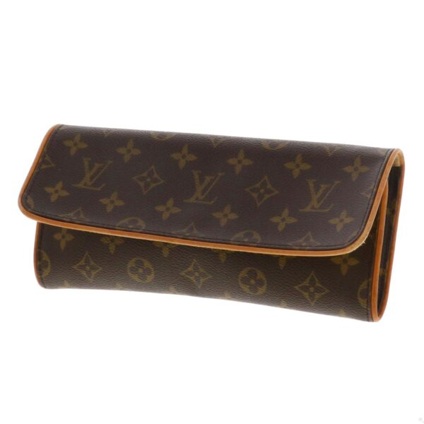 1240002021275 2 Louis Vuitton Pochette Twin GM Pouch Monogram Brown