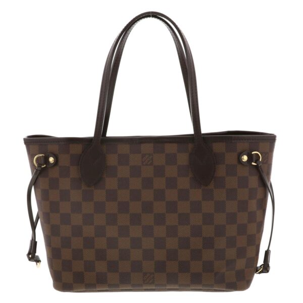 1240002021368 1 Louis Vuitton Far PM Tote Bag Damier Ebene Brown