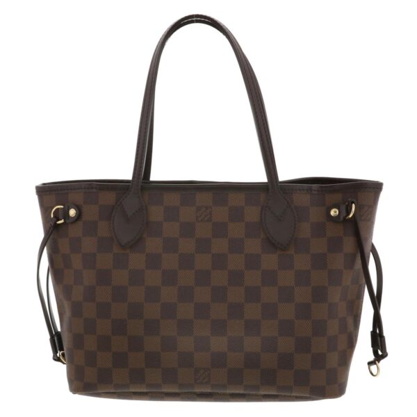 1240002021368 4 Louis Vuitton Far PM Tote Bag Damier Ebene Brown