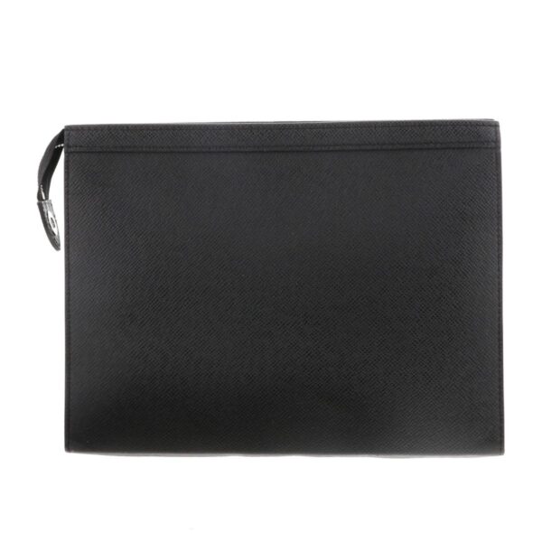 1240002021412 3 Louis Vuitton Pochette Voyage Pouch Taiga Black