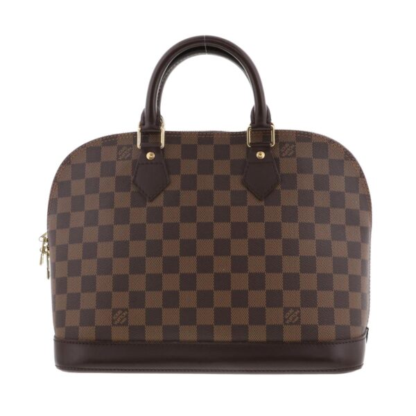 1240002021531 1 Louis Vuitton Alma Handbag Damier Ebene Brown