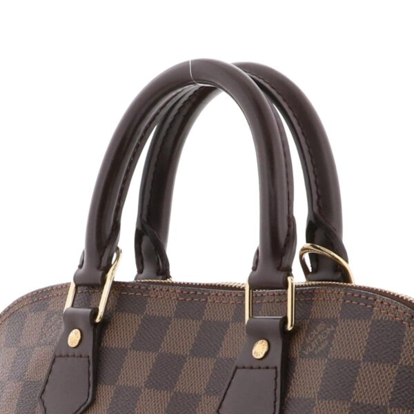 1240002021531 3 Louis Vuitton Alma Handbag Damier Ebene Brown